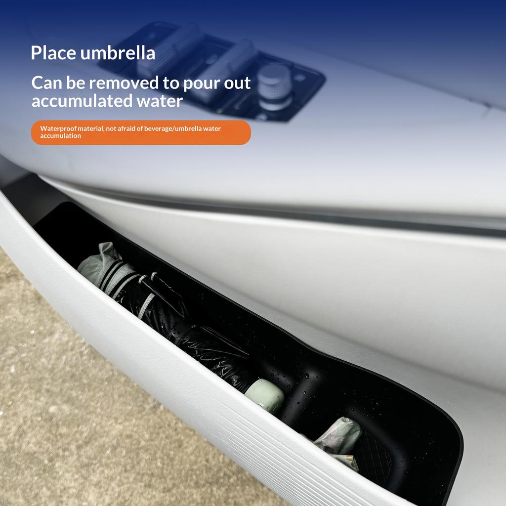 For Geely Galaxy E5/EX5 Car Door Storage Box Pocket Waterproof Umbrella Organizer Slot Protective Container