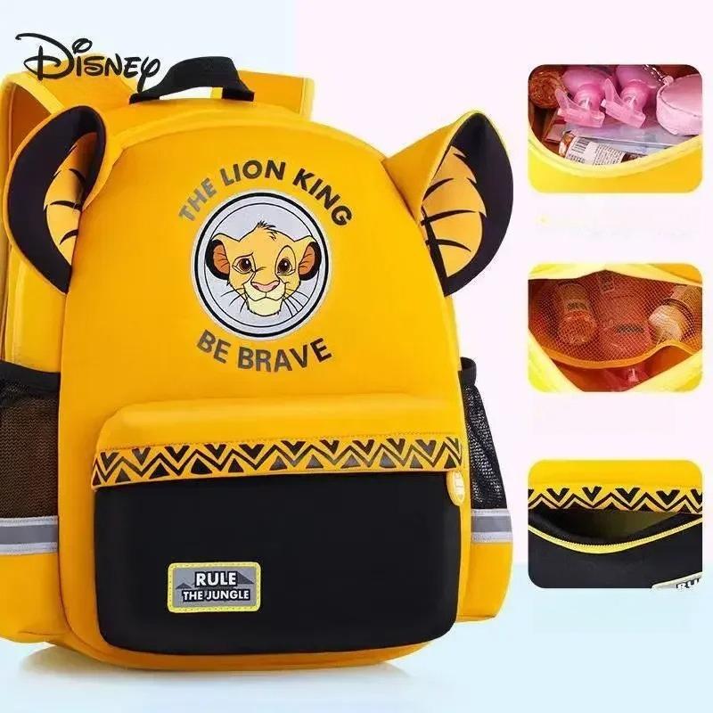 Disney Kids Cartoon Backpack The Lion King Schoolbag Girls Princess Backpack Primary Schoolbag Kids Backpack
