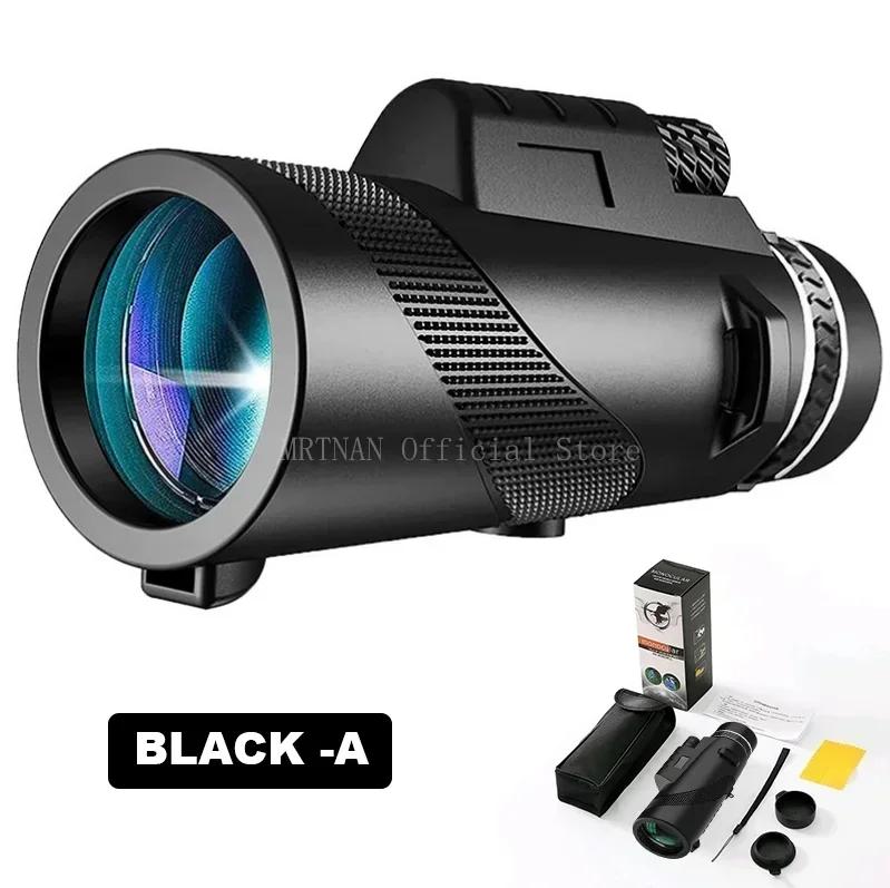 80x100 Telescope Folding Long Distance Mini Powerful Telescope for Hunting Sports Outdoor Camping Travel