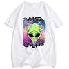 SG ALIEN T-shirt LA SANTA GRIFA Tshirts Cotton Short Sleeve Male T Shirt Streetwear Unisex Funny Graphic Printing Tees Men Women