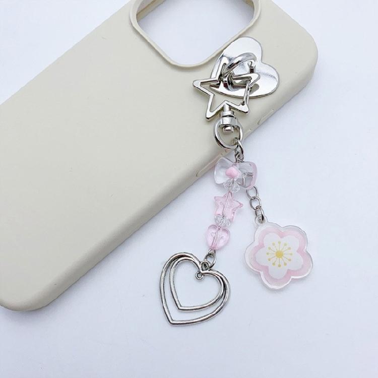 Multicolor Car Keychain for Women Stylish Pentagrams Keyrings for Fashion Lovers