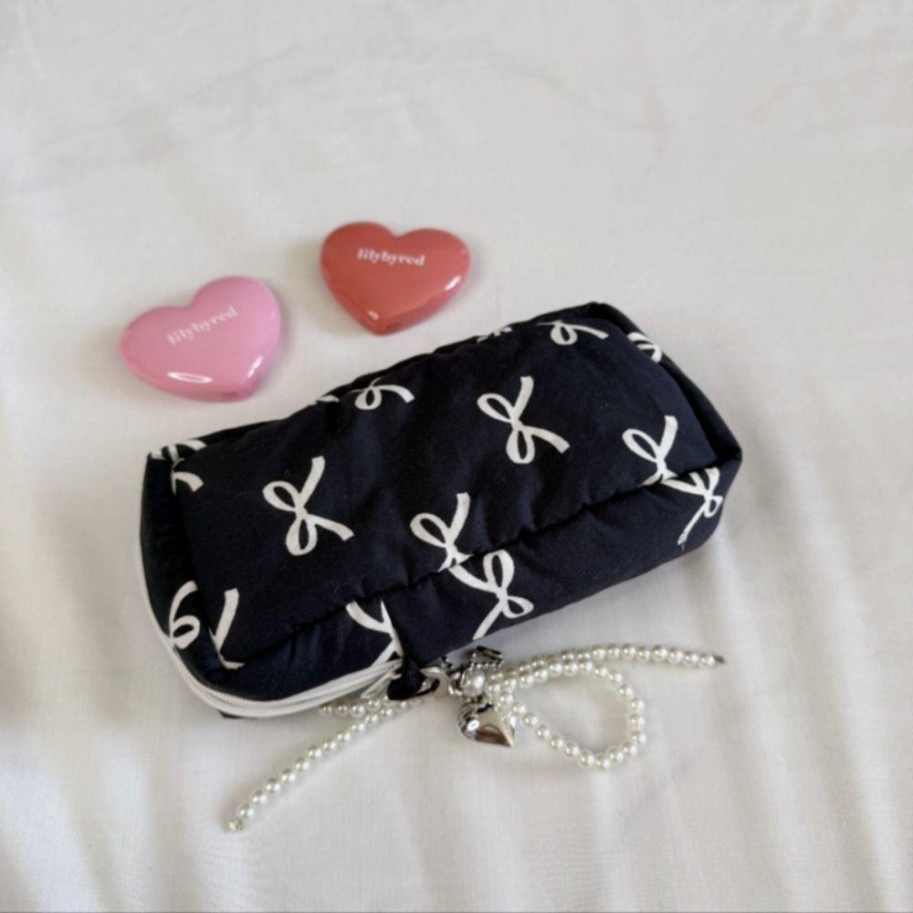 Bowknot Pencil Case Multi-function Stationery Bag New Pen Bag