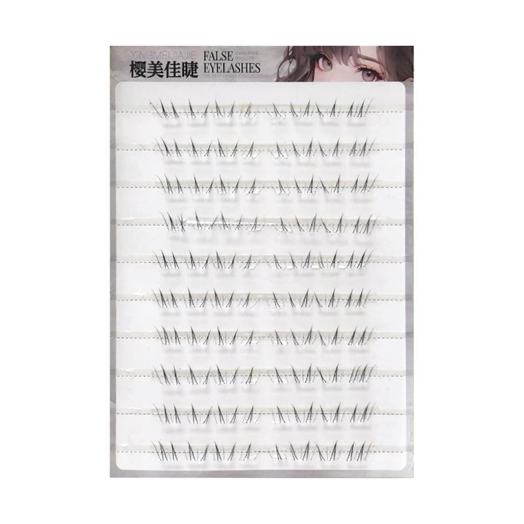 4-6mm Bottom Lash Clusters Natural Lower Eyelash Clusters For Fashion Show Dance Wedding