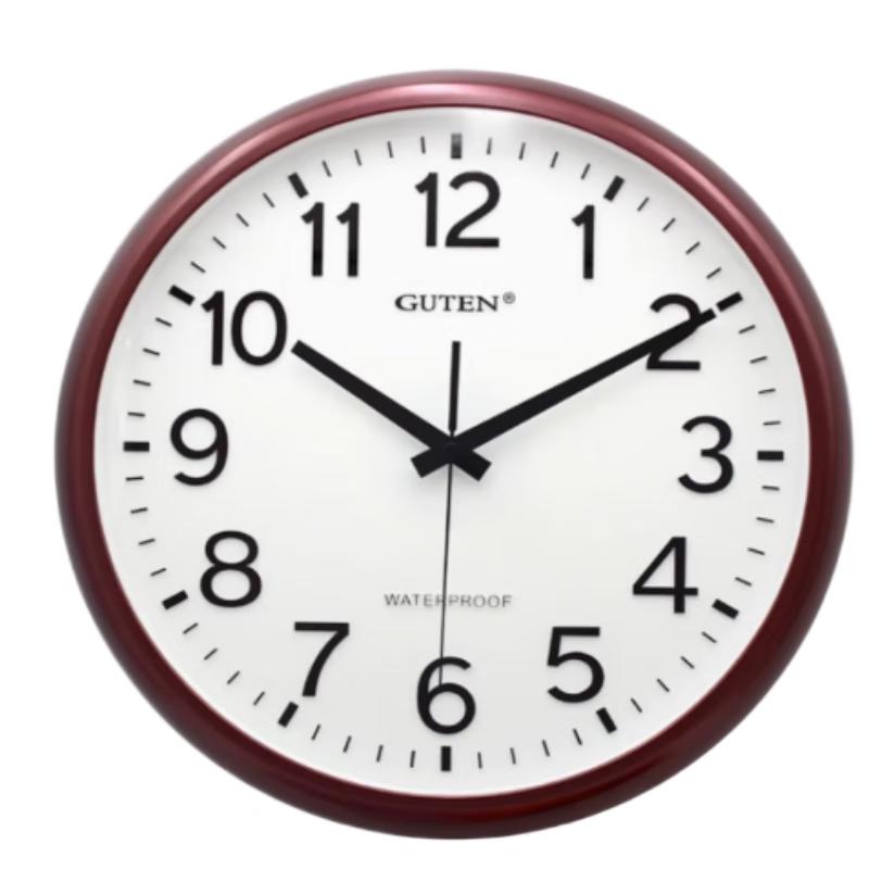 Golden Bell Silent Quartz Wall Clock