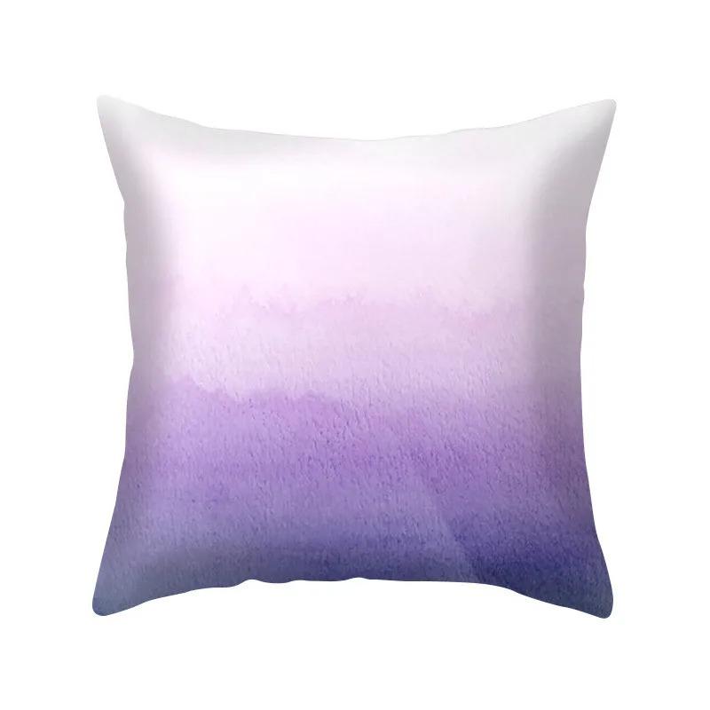 Purple Style Pillowcase Living Room Office Home Pillowcase Car Ornaments