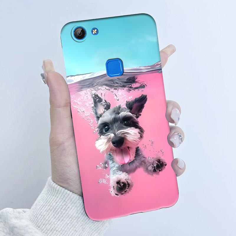 For Vivo V7 V7+ Plus Y79A Y75 Y73 Y79 1716 1718 Phone Case Cute Astronaut Panda Flowers Candy Soft Silicone TPU phone Case Cover