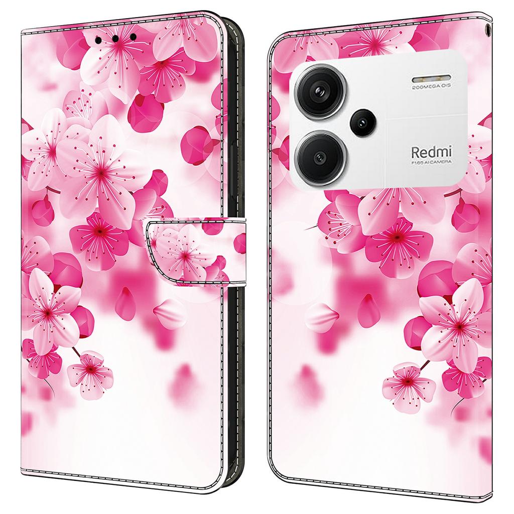 For Xiaomi Redmi Note 13 Pro+ 5G Case Pattern Printing Anti-Drop Leather Flip Wallet Phone Cover