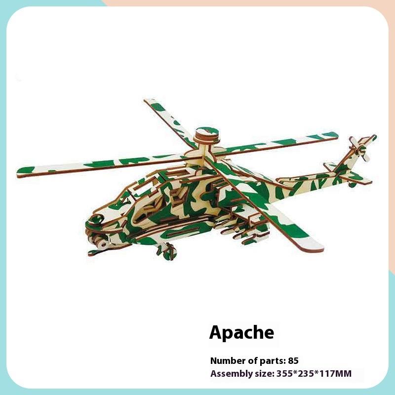 Simulation Wooden Toy Children's Handmade Educational Assembly 3d Three-dimensional Puzzle