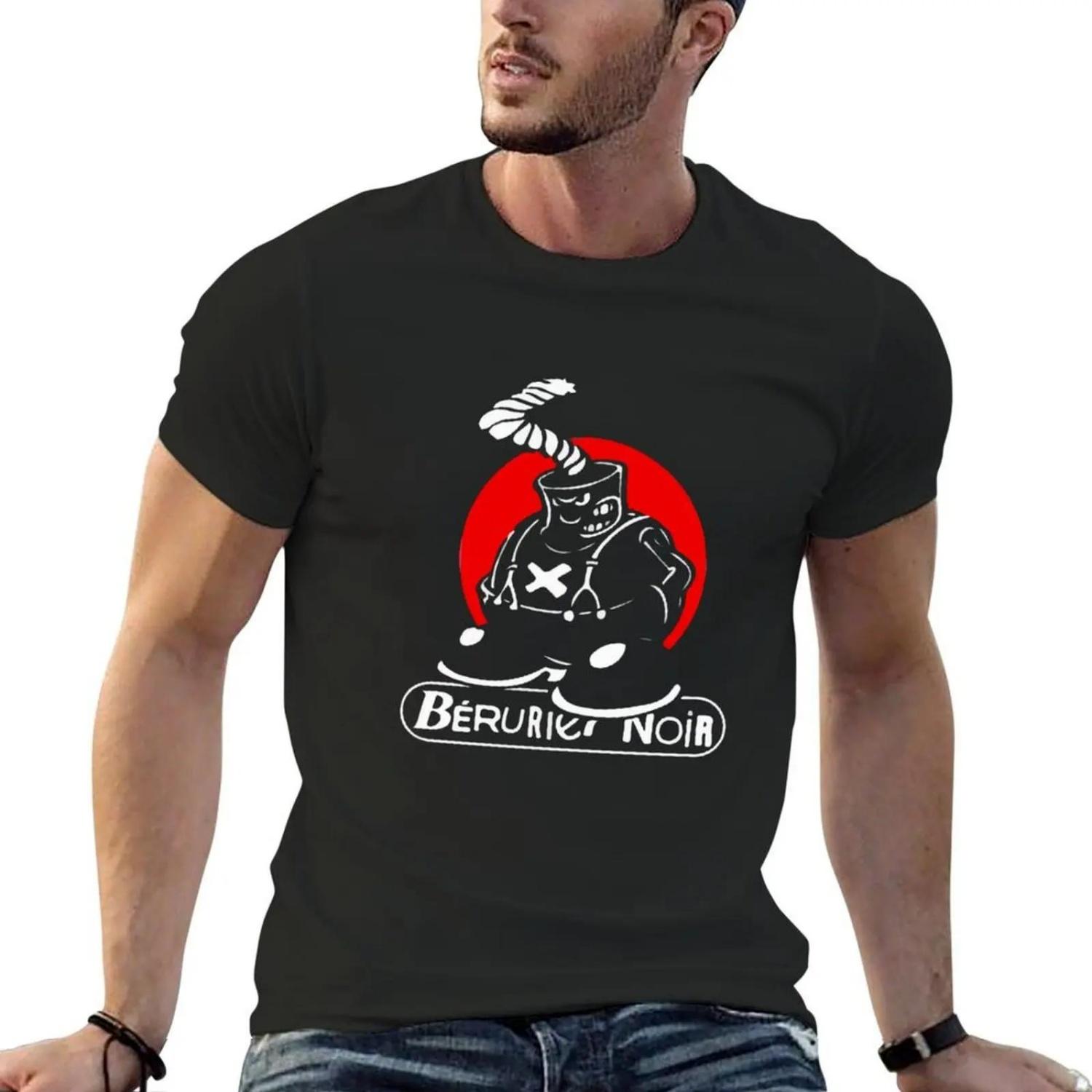 Berurier Noir T-Shirt Shirts Graphic Tees Graphic Shirts Man Clothes Cotton T Shirt Men S чёрный