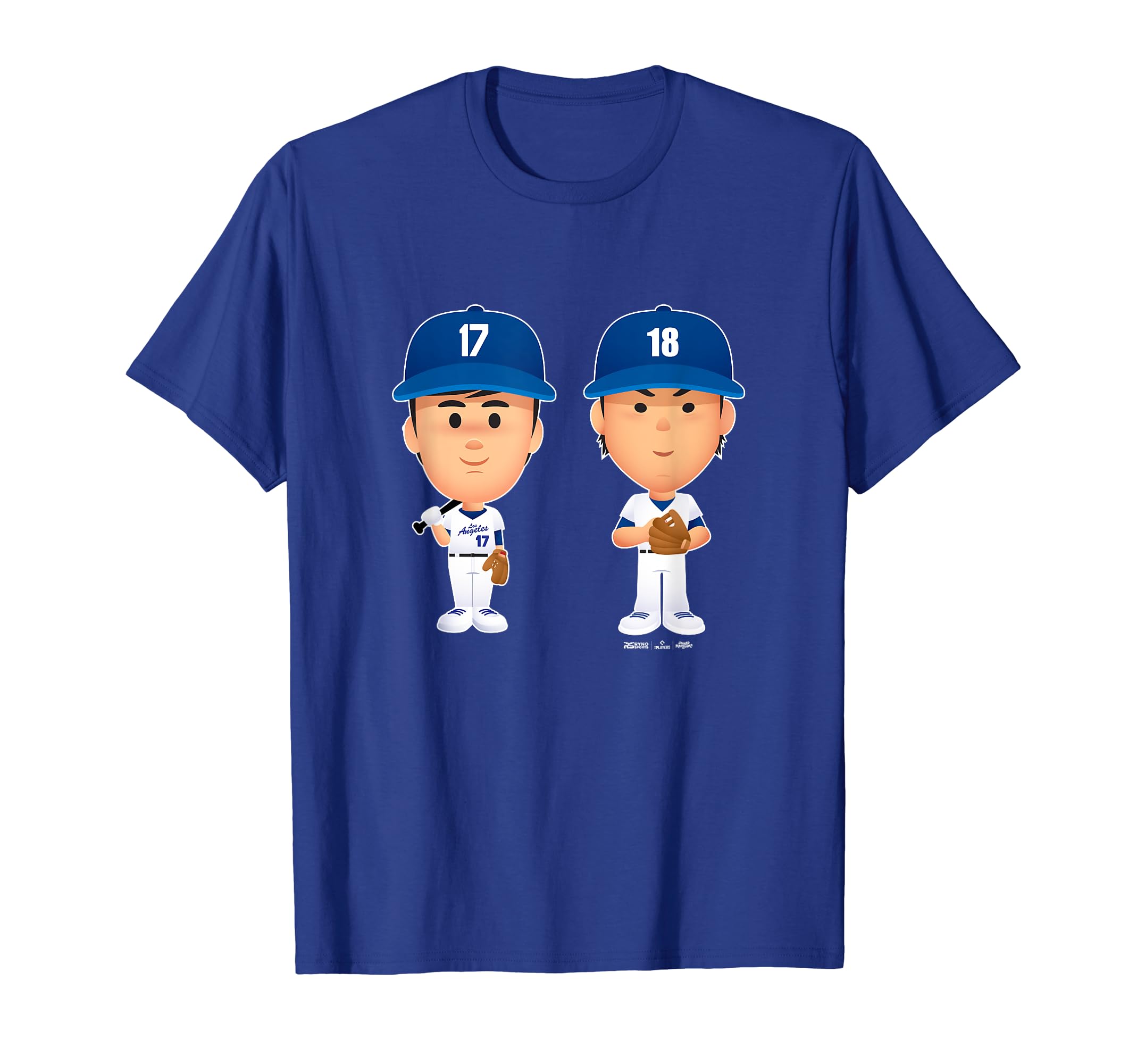 

Otani Yamamoto Los Angeles Baseball Duo MLBPA T-Shirt синий
