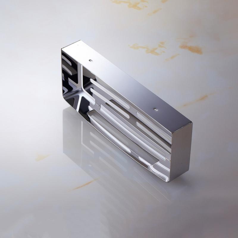 Black Bathroom Shelf Without Drilling Makeup Organizer Mental Corner Shelf Shampoo Storage Shelf Shower Wall Rack Bathroom 9249