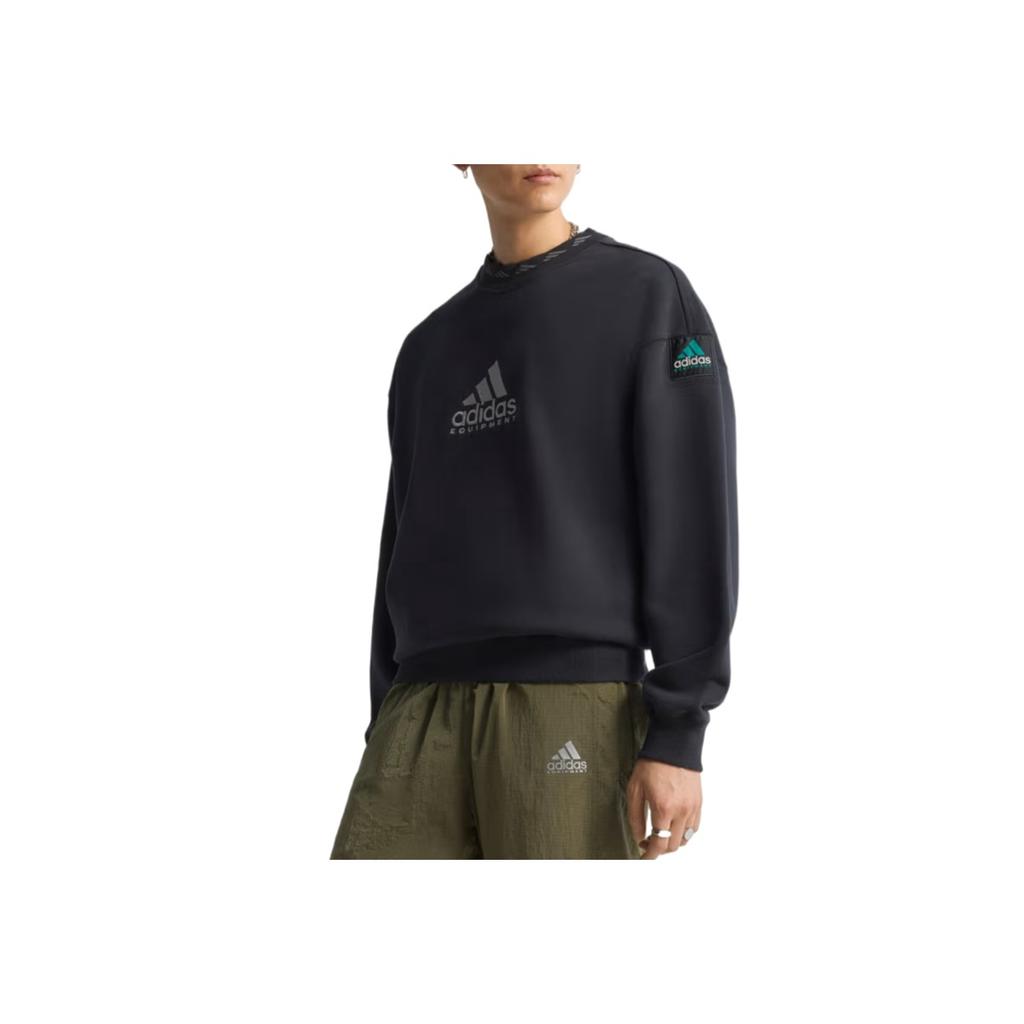 Adidas Equipment Series Reflective Classic Embroidered Comfortable Long Sleeve Sweatshirt Men sweatshirt JV7646