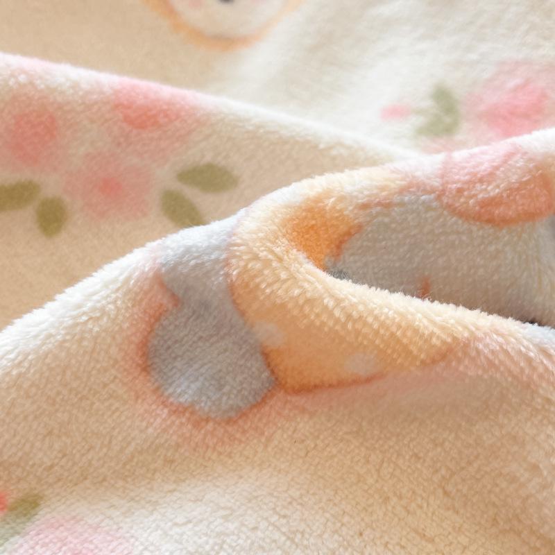 Women's Plush Velvet Fleece Bedding Set: Flannel Duvet Cover and Sheets