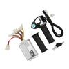 36V 1000W Motor Brushed Speed Controller with Locking Battery Display Throttle Twist Grip for Mini Bike