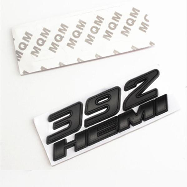 Červeno/Černý Auto 3D Nápis 392 Hemi HEMI392 Znak Odznak Logo
