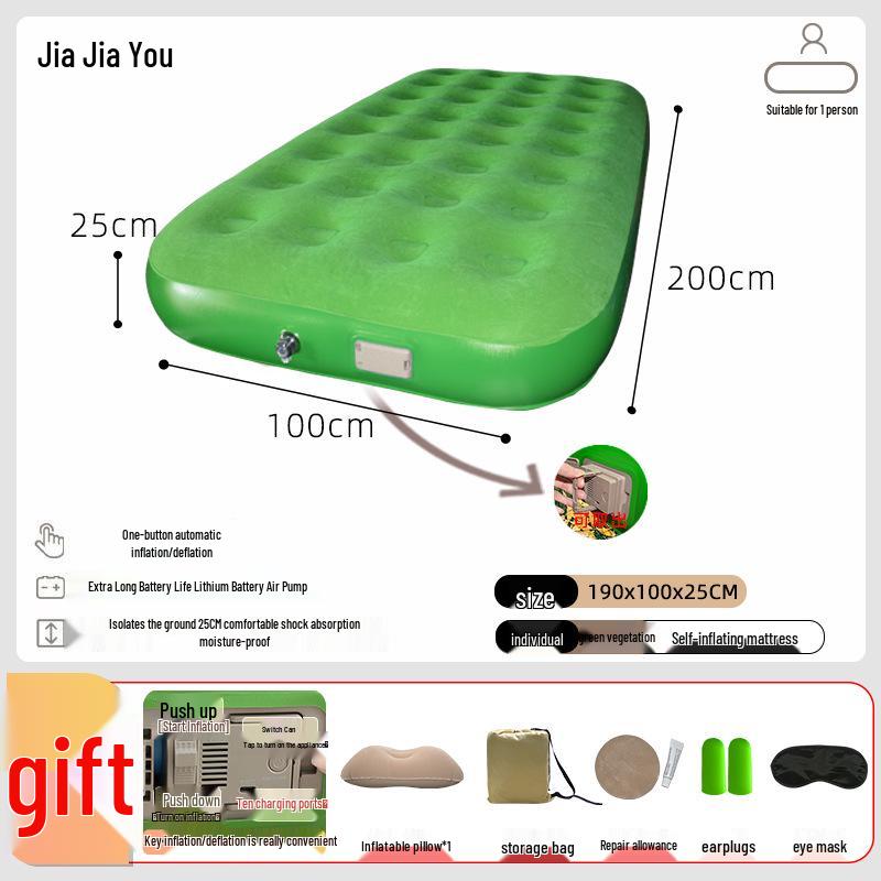 Automatic Inflatable Camping Mattress for Outdoor Travel and Tent Use