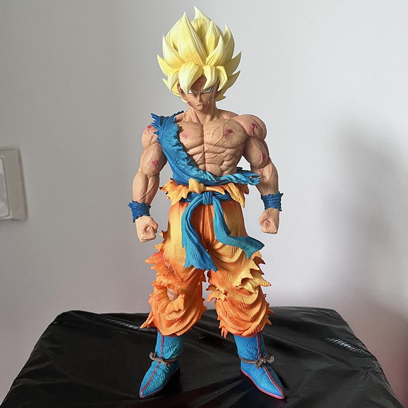 28cm Dragon Ball Anime Figure Vf Son Goku Action Figurine First Generation Super Saiyan Goku Model Collection Dbz Goku Doll Toy