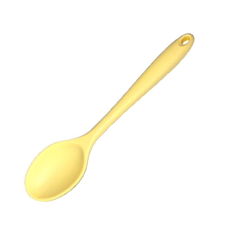 Silicone World Silicone Spoon Mixing Soup Spoons Kitchen Mixing Ladle Cooking Utensils Kitchenware Tool for Stirring and Serving
