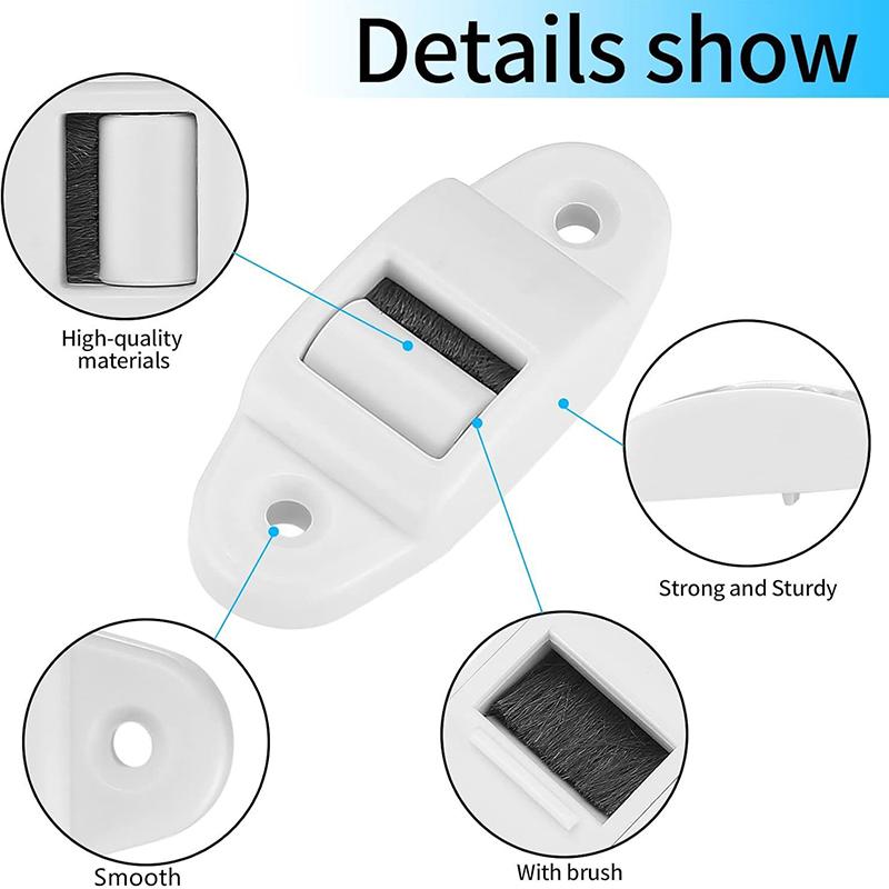 2/4/10PCS Belt Guide Roller Shutter Belt Guide With Roller And Brush Roller Blind Belt Guide(Roll Up To 23mm Belt Width)