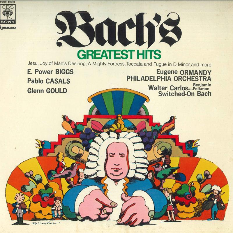 LP Record  - Bach Greatest Hits SONC10301 CBS SONY - Japan Classical Used