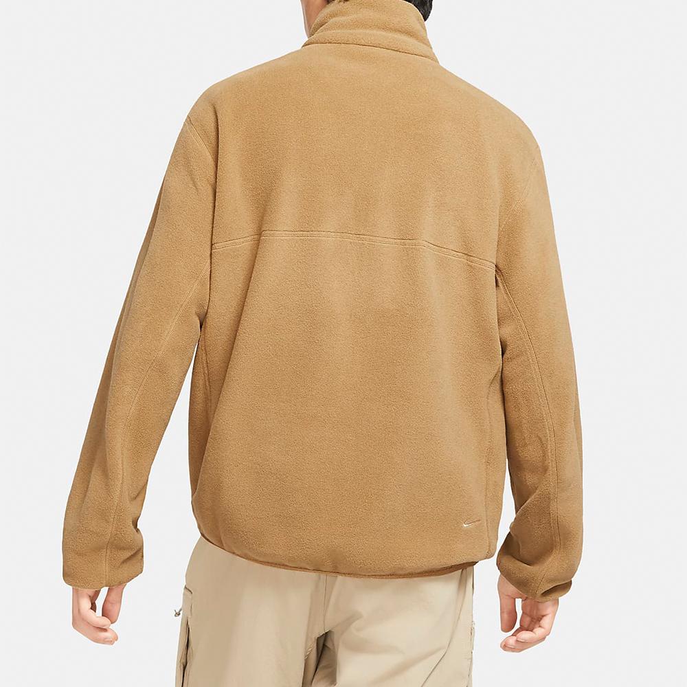 Nike Pánská fleecová bunda ACG Polartec Wolf Tree na zip svrchní oblečení hnědá CV0652-216