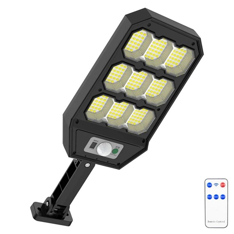 

279LED солнечный уличный фонарь, светодиодная лампа, уличный водонепроницаемый настенный светильник, дистанционный светильник для парковой улицы, дороги, отеля, моста, на открытом воздухе 1pcs