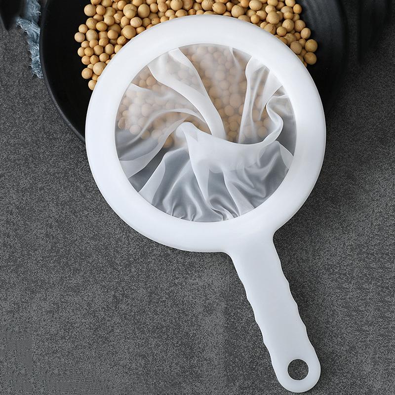 1pcs Soya Milk Filter Household Ultra-fine Juice Filter Screen Separation Filter Residue Separator Kitchen Filter Spoon
