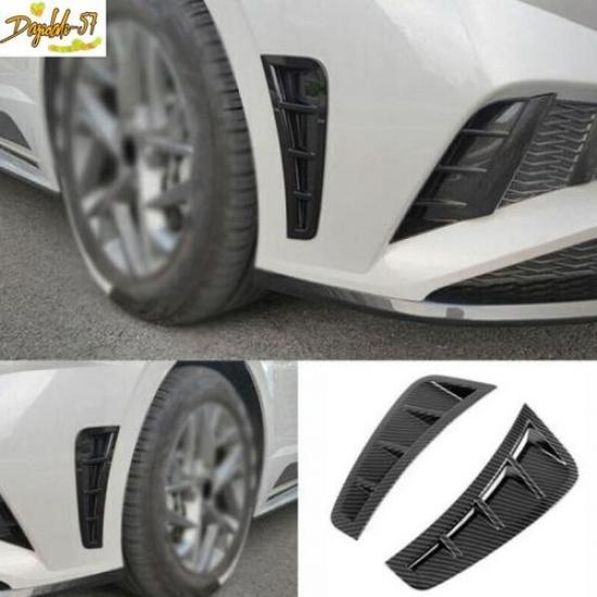 2*For Hyundai Sonata - Carbon Fiber Air Flow Vent Side Fender Cover Trim