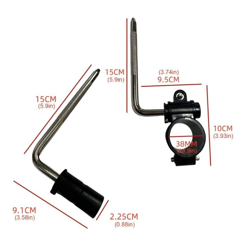 Standard Metal Drum Rack Clamp Electric Drum Rack Accessory for Electronic Drum Set Frame In Modern Design and Color