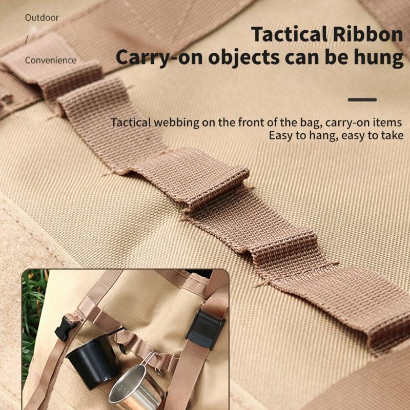 Camping Storage Bag with Handles Tacticaly Utility Tote Bag for Outdoor Camping Travel Picnic Garage Trunk Organizers
