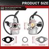 PZ19 Carburetor Kit for Chinese TaoTao 110cc 125cc 50cc 70cc 80cc 90cc ATV dirt bike go kart Coolster Apollo Baja Dirt Runner(black)
