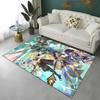 Game Genshin Impact Gamer Cartoon  Carpet Rug for Home Living Room Bedroom Sofa Doormat Decor,Child Area Rug Non-slip Floor Mat