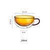 200ml Gekleurde Dubbelwandige Glazen Mok Met Handvat Hittebestendig Ontbijt Thee Kopje Melk Espresso Bekers En Mokken Drinkgerei