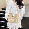 Underarm Woven Bag Women's Summer Seaside Vacation Casual Straw Bag New Fashion Simple Versatile Shoulder Bag