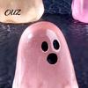 Ornamento Fantasma di Halloween 20/50/100 Pezzi Statuetta Luminosa nel Buio Mini Cartone Animato Resina Statua Luminosa Miniatura Luminosa Decorazione da Tavolo Festiva