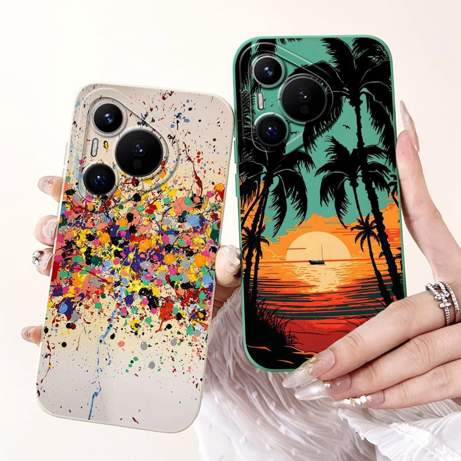 For Huawei Pura 70 Pro 5G Case Cute Cartoon Cover Shockproof Soft TPU Phone Cases For Huawei Pura 70 Pro Plus Pura70 Pro+ Fundas