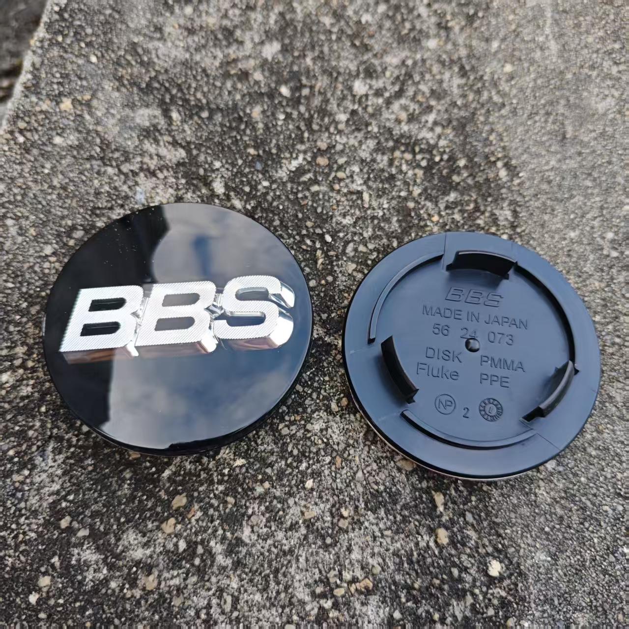 

4pcs 70mm Black Silver BBS Emblem Stickers modified Acrylic wheel hub center cover For BBS 0924030 5624073 5624120 70mm&4PCS
