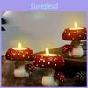 Charming Resin Mushroom Candle Holder For Home Decor Beautiful Mushroom Design