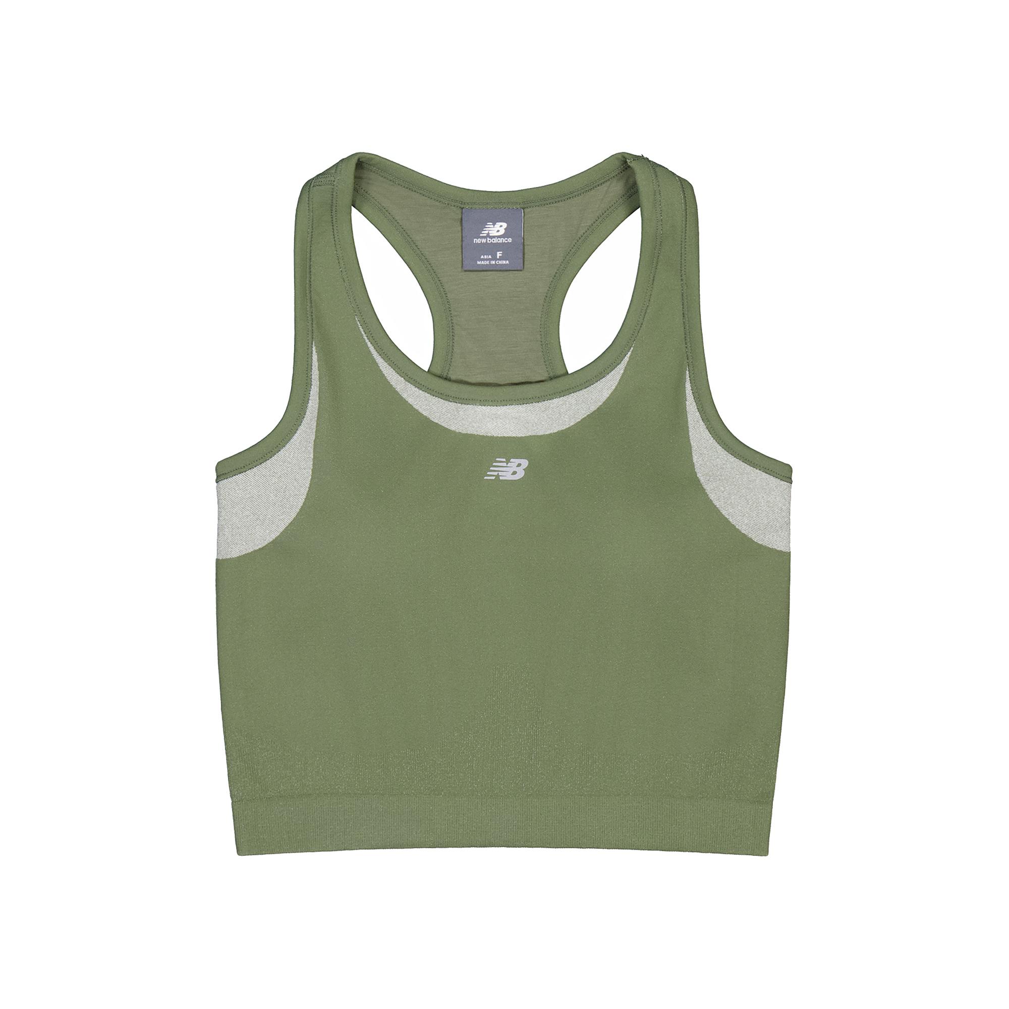 

New Balance Tank Top Women s Army Green NGE37032-KH F