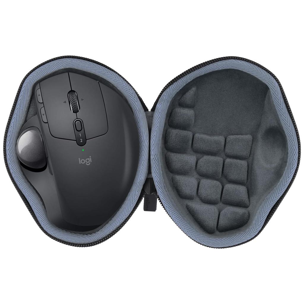 Logitech MX ERGO MXTB2d/MXTB1s Bluetooth Wireless Trackball with Convenient Hard Case Bag for Travel, Black - co2CREA (Case Only)