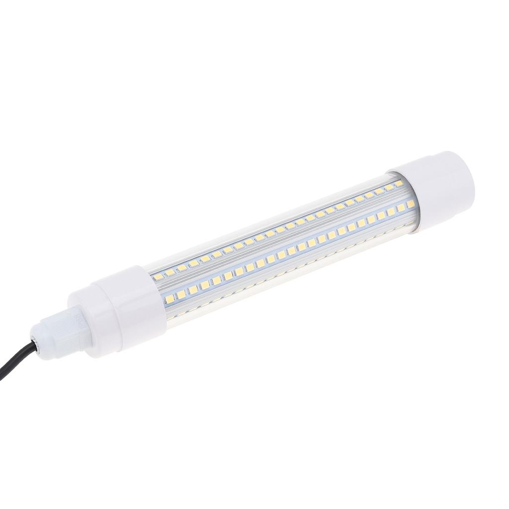 RTNLit 1600LM 16W White LED Fishing Lamp Submersible Deep Water 12-48V Fish Attraction Night Fishing 5M Cord Heavy Duty