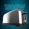 Cecotec grille-pain vertical toastin' time 1500 inox lite