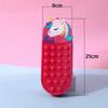 Cartoon Unicorn Pencil Case - Press And Squeeze For Relaxation, Large Capacity Pencil Box, Children's Cute Stationery Bag