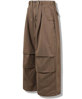 GUBIN Cotton Line Parachute Pants