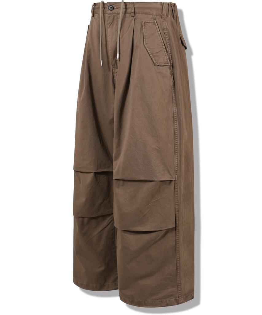 GUBIN Cotton Line Parachute Pants