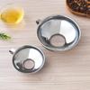 Stainless Steel Wide Mouth Funnel - Easy to Clean Oil, Wine, Salad Dressing, Jam Funnel