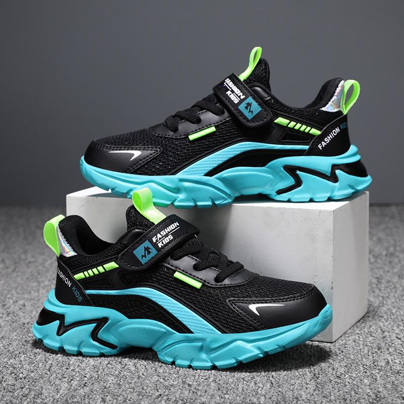 Kids Casual Pink Girls Shoes Breathable Mesh Sneakers Summer Student Fashion Lightweight Children Boys Sport Walking Footwear