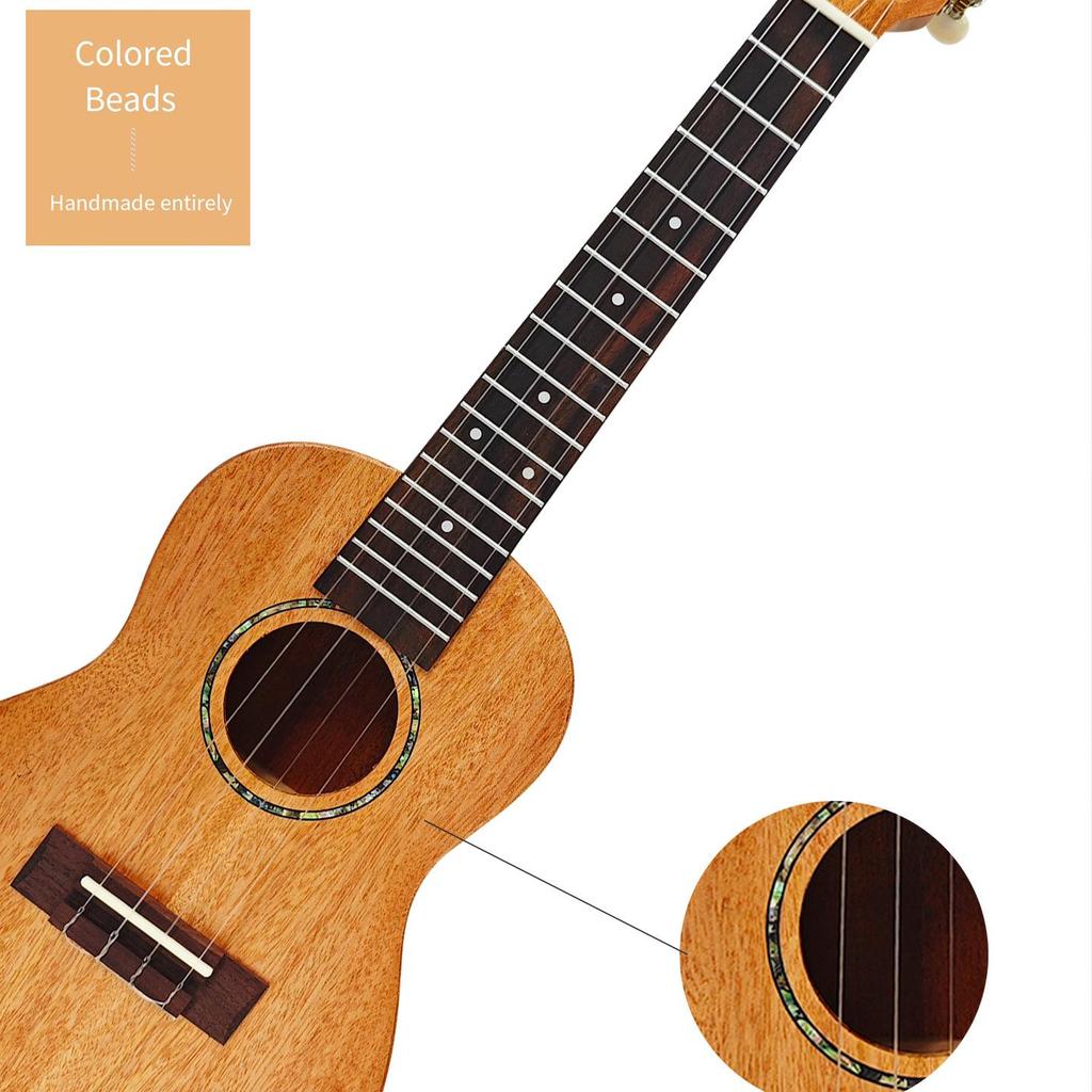 Classical 23/26 Inch Solid Mahogany Top Ukulele for Children's Beginners