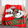 Nrl Rabbit Artwork Design Blanket Suitable for Sofas, Beds, Offices, And Camping - Perfect Gift for Halloween Christmas