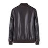 Spring and Autumn New Style Baseball Collar Leather Jacket Men's Slim Handsome Jacket Youth Motorcycle Stand Collar Leather Jacket